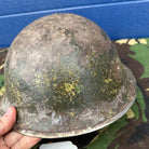 WW2 Canadian Army Mk3 Turtle Helmet - Original Helmet Shell - High Rivet - The Militaria Shop