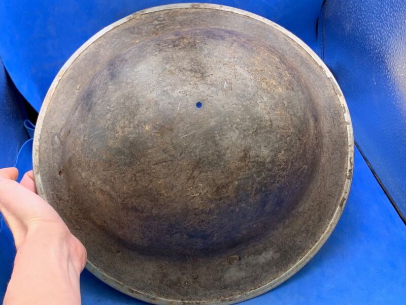 Original WW2 British Army South African Made Combat Helmet Mk2 Brodie - The Militaria Shop