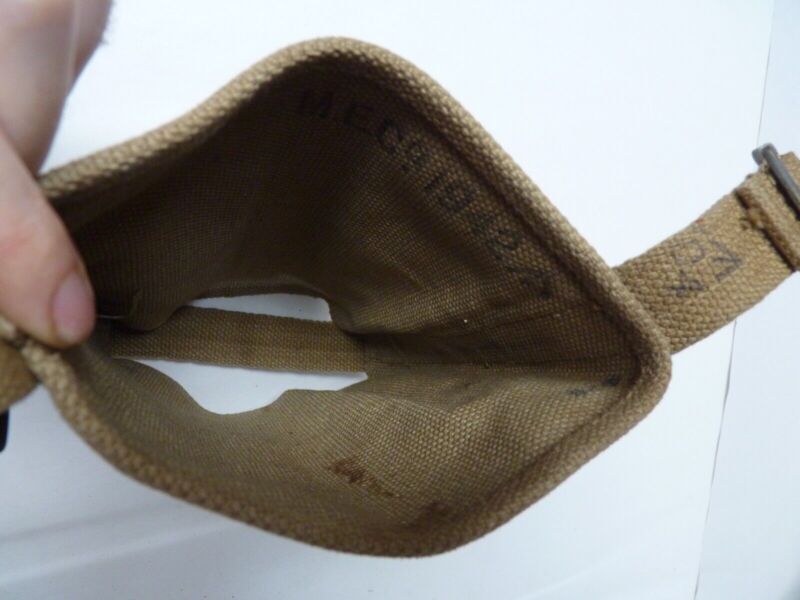 Original WW2 British Army Soldiers Water Bottle Carrier Harness - Dated 1942 - The Militaria Shop