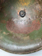 Mk3 Canadian / British Army Original WW2 Turtle Helmet High Rivet - The Militaria Shop