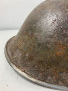 Mk3 Canadian / British Army Original WW2 Turtle Helmet High Rivet - The Militaria Shop