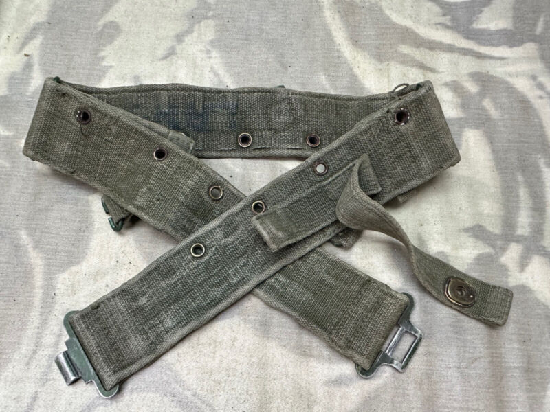 Original WW2 British Army 44 Pattern Soldiers Belt - 36" Waist - The Militaria Shop