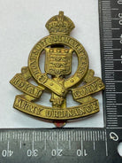 Original WW1 / WW2 British Army - Royal Army Ordnance Corps Cap Badge - The Militaria Shop