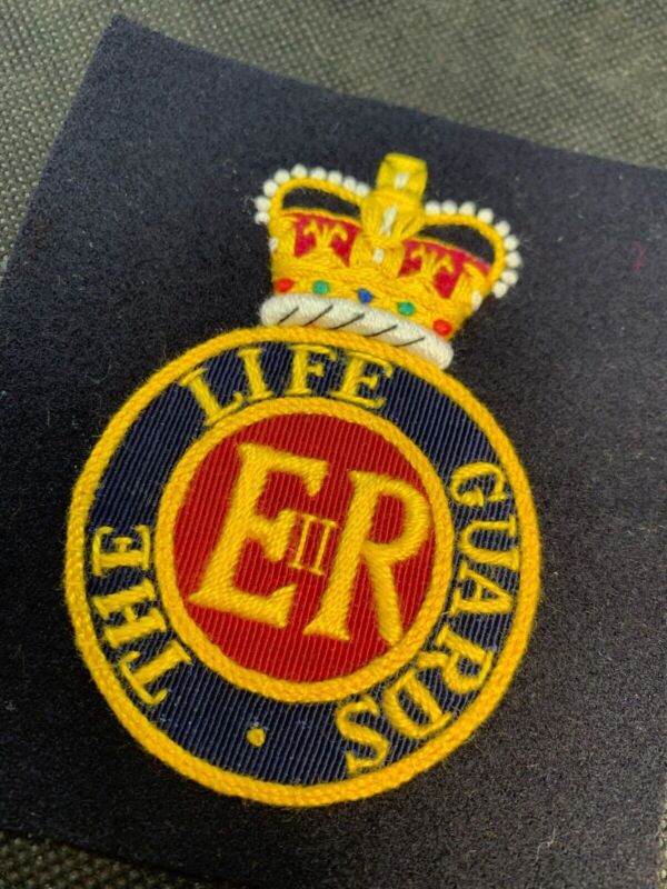 British Army The Life Guards Regiment Embroidered Blazer Badge - The Militaria Shop