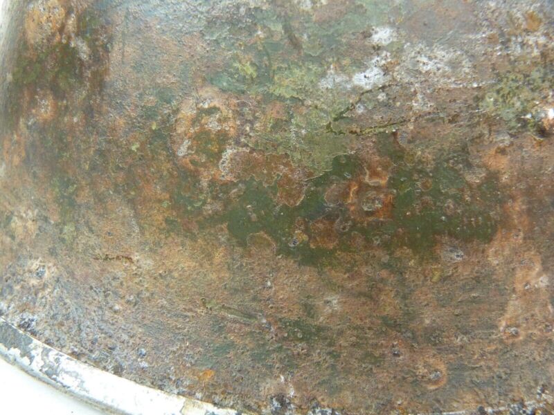 Original Mk3 Canadian / British Army WW2 Turtle Helmet High Rivet - The Militaria Shop