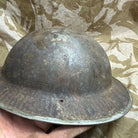 British Army Mk2 Brodie Helmet - Original WW2 - South African Manufactured - The Militaria Shop