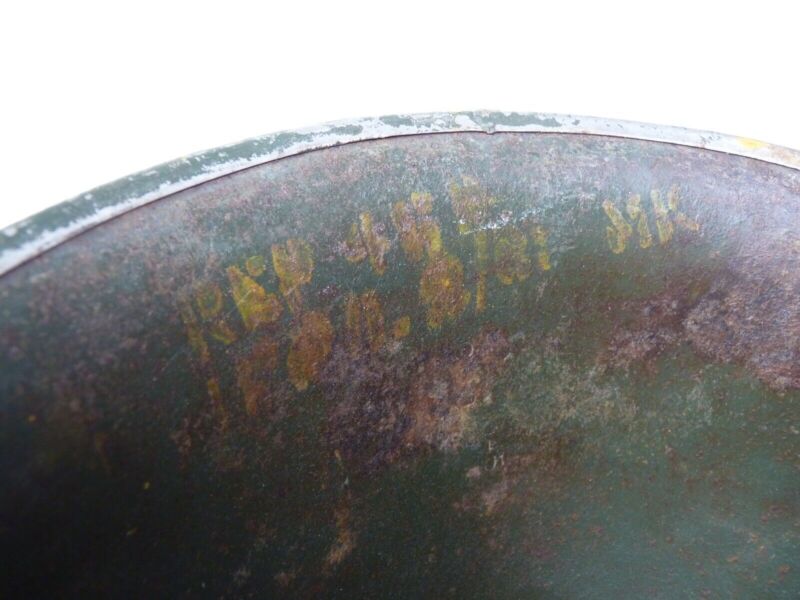 Original Mk3 Canadian / British Army WW2 Turtle Helmet High Rivet - The Militaria Shop