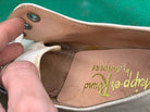 Original WW2 British Army Women's White Summer Shoes - ATS WAAF - Size 215M - The Militaria Shop