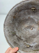 Mk3 Canadian / British Army Original WW2 Turtle Helmet High Rivet - The Militaria Shop