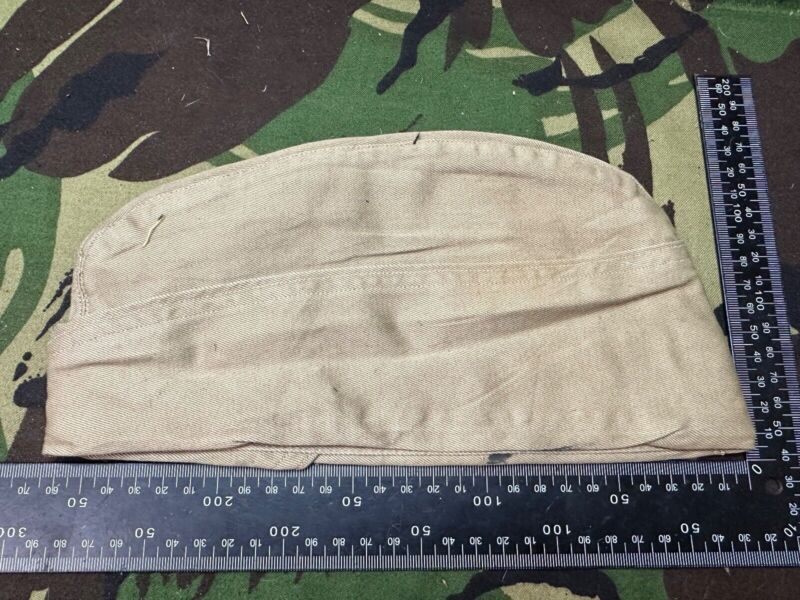 Original WW2 US Army Garrison Side Cap Hat - Old Stock - Combat Servicable - The Militaria Shop