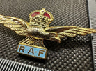 Enamel & Guilt R.A.F Sweetheart Broach / Eagle Pilot Wings - UK Made - The Militaria Shop