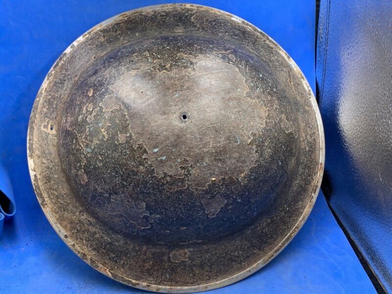 Original WW2 British Army South African Made Combat Helmet Mk2 Brodie - The Militaria Shop