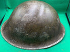 WW2 Canadian Army Mk3 Turtle Helmet - Original WW2 Helmet Shell - High Rivet - The Militaria Shop