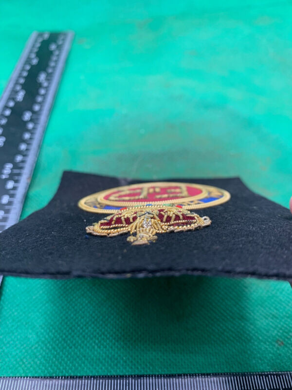 British Army Bullion Embroidered Blazer Badge - Royal Horse Guards - The Militaria Shop