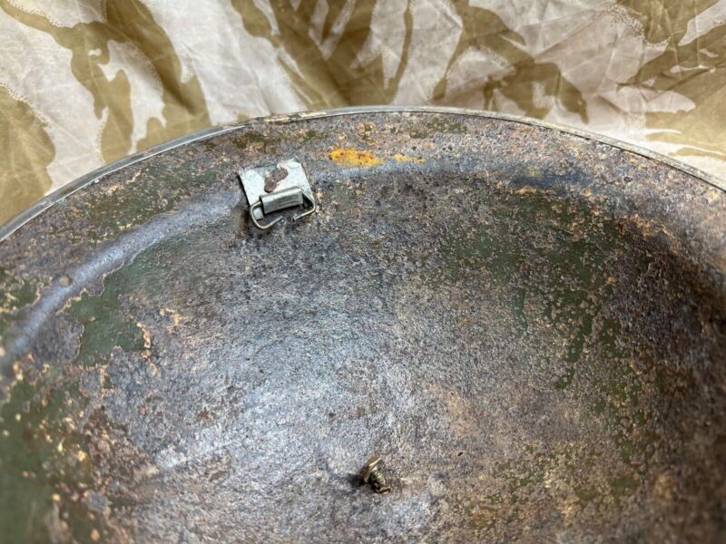 British Army Mk2 Brodie Helmet - Original WW2 - South African Manufactured - The Militaria Shop