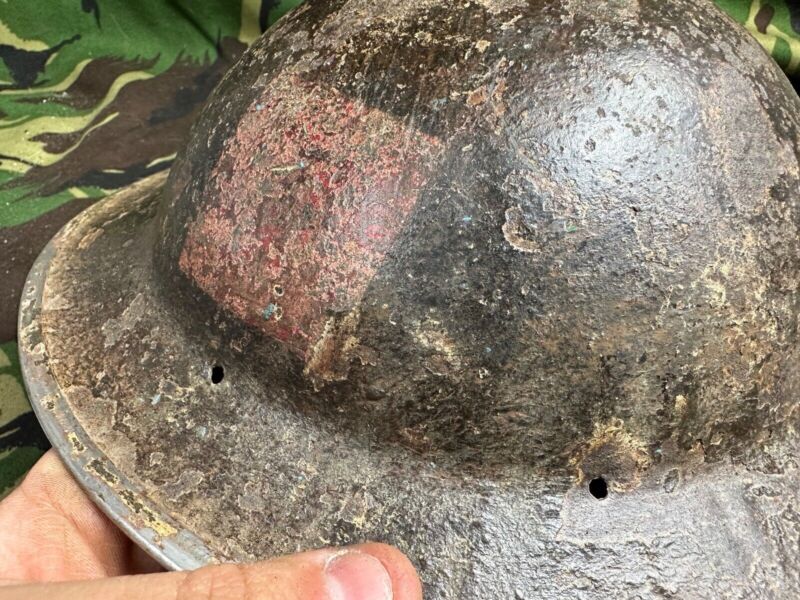 British Army Mk2 Brodie Helmet - Original WW2 - South African Manufactured - The Militaria Shop