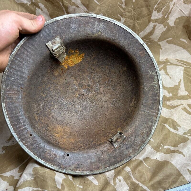 British Army Mk2 Brodie Helmet - Original WW2 - South African Manufactured - The Militaria Shop