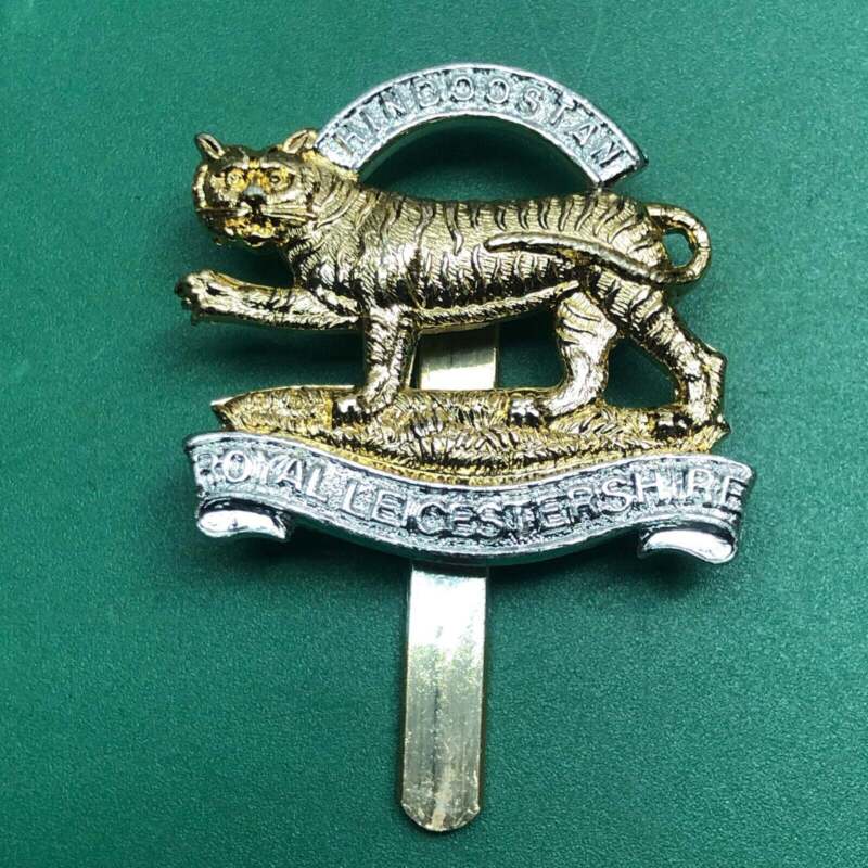 Original British Army Leicestershire Regiment Cap Badge - The Militaria Shop
