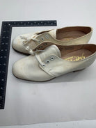 Original WW2 British Army Women's White Summer Shoes - ATS WAAF - Size 230 - The Militaria Shop