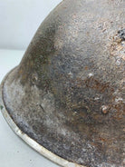 Mk3 Canadian / British Army Original WW2 Turtle Helmet High Rivet - The Militaria Shop