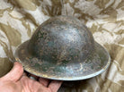 British Army Mk2 Brodie Helmet - Original WW2 - South African Manufactured - The Militaria Shop