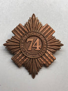 British Army Victorian 74th (Highland) Regiment of Foot Cap Badge - The Militaria Shop