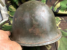 British / Canadian Army Mark 3 Turtle Helmet - Original WW2 Combat Helmet - The Militaria Shop
