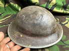 British Army Mk2 Brodie Helmet - Original WW2 - South African Manufactured - The Militaria Shop