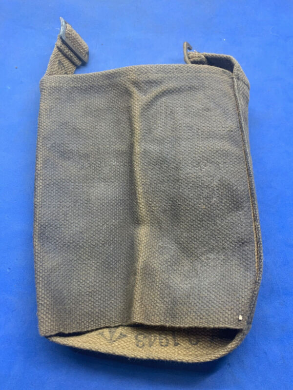 WW2 British Army / RAF 37 Pattern Webbing Water Bottle Carrier Harness 1943 Date - The Militaria Shop