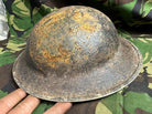 British Army Mk2 Brodie Helmet - Original WW2 - South African Manufactured - The Militaria Shop