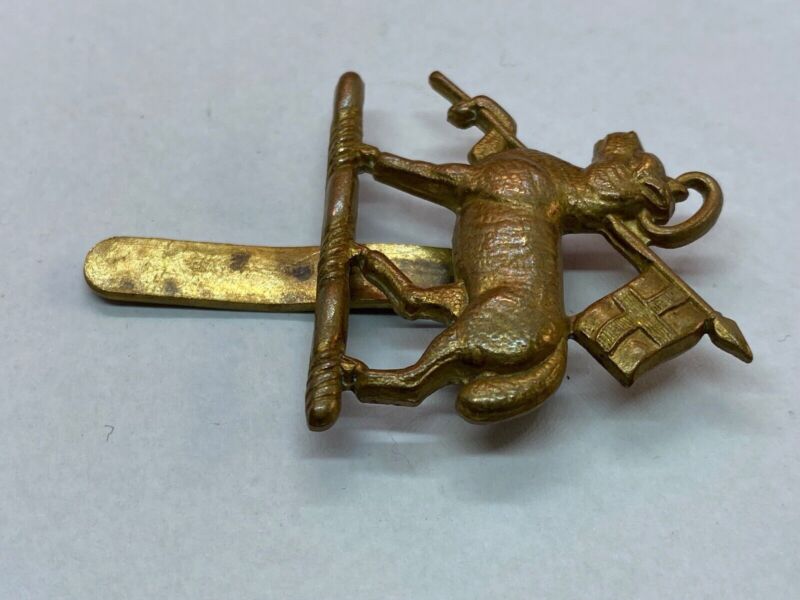 Original WW1 / WW2 British Army Royal West Surrey Cap Badge - The Militaria Shop