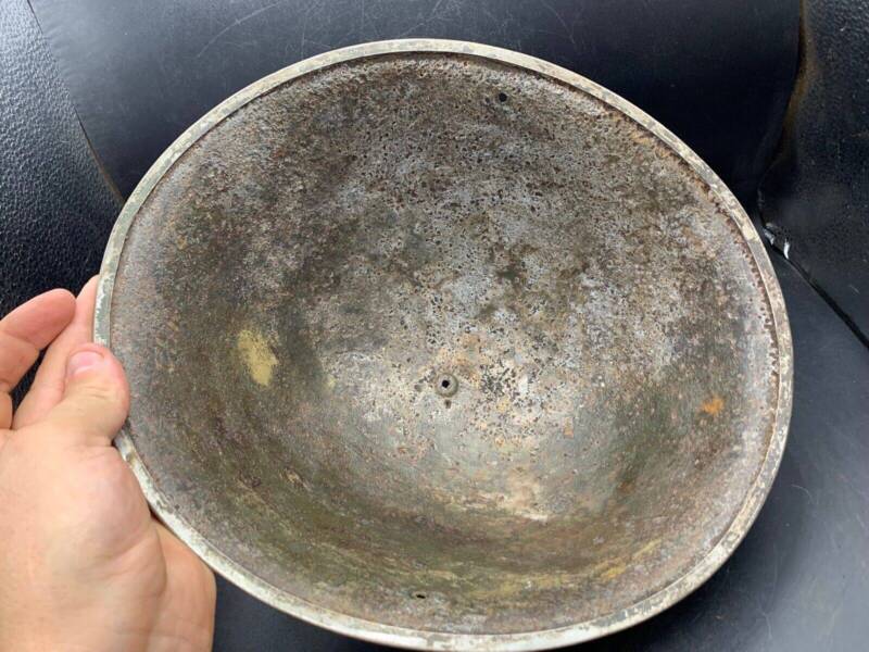Original WW2 Onwards (1945-1952) British Army Mk4 Turtle Helmet - The Militaria Shop