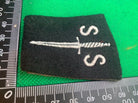 British Army 2nd Commando Cloth Cap Badge S.S Commando Badge - The Militaria Shop