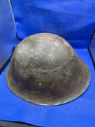 WW2 Canadian Army Mk3 Turtle Helmet - Original WW2 Helmet Shell - High Rivet - The Militaria Shop