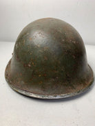 Mk3 Canadian / British Army Original WW2 Turtle Helmet High Rivet - The Militaria Shop