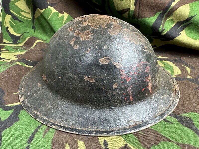 British Army Mk2 Brodie Helmet - Original WW2 - South African Manufactured - The Militaria Shop