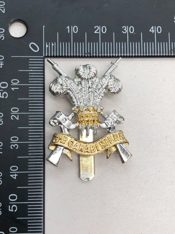 Genuine British Army Cap Badge - 3rd Carabiniers - The Militaria Shop