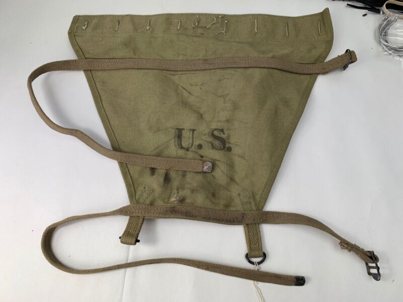 Original WW2 US Army M1928 Haversack Pack Tail - 1944 Dated - The Militaria Shop