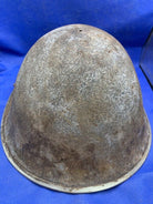 WW2 Canadian Army Mk3 Turtle Helmet - Original WW2 Helmet Shell - High Rivet - The Militaria Shop