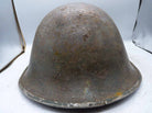 Original WW2 British / Canadian Army Mk3 High Rivet Turtle Army Combat Helmet - The Militaria Shop