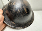 WW2 British / South African Army Mk2 Brodie Combat Helmet - Complete w/Liner - The Militaria Shop