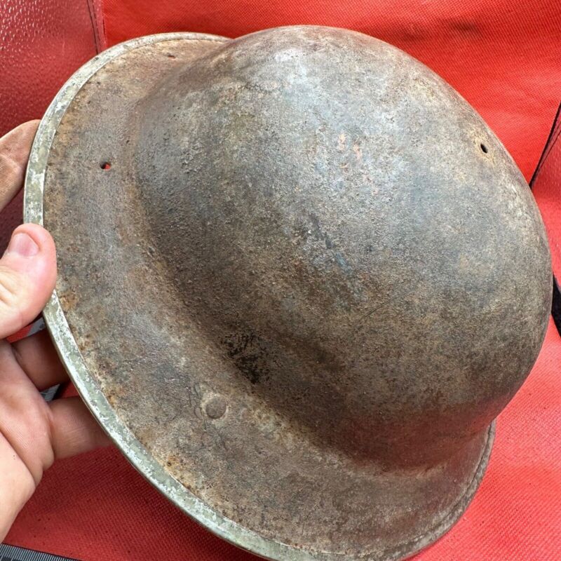 British Army Mk2 Brodie Helmet - Original WW2 - South African Manufactured - The Militaria Shop