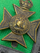 Original WW1 British Army - Buckinghamshire Battalion Blackened Cap Badge - The Militaria Shop