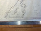 WW2 British 1952 Dated ADMIRALTY EDITION map of THE GULF OF ST. LAWRENCE. - The Militaria Shop