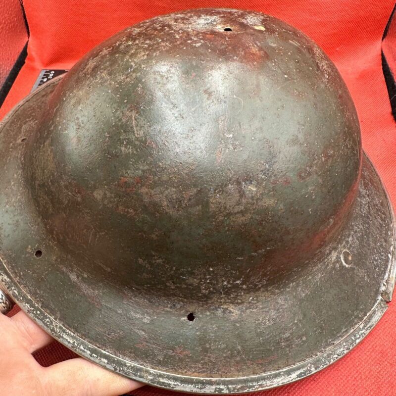 British Army Mk2 Brodie Helmet - Original WW2 - South African Manufactured - The Militaria Shop