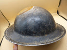 Original WW2 South African Army Mk2 Brodie Helmet - British Style Combat Helmet - The Militaria Shop