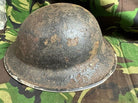 British Army Mk2 Brodie Helmet - Original WW2 - South African Manufactured - The Militaria Shop
