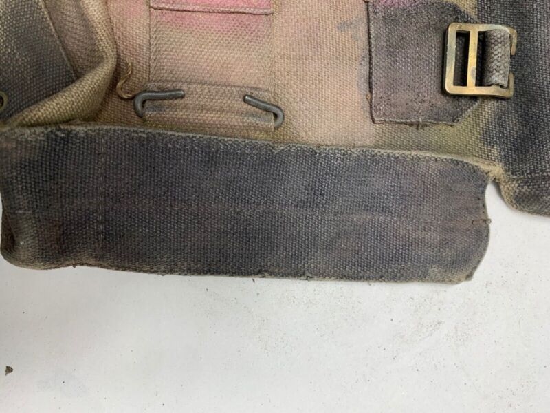 Original WW2 Pattern 37 Pattern British Army Webbing Bren Pouch - The Militaria Shop