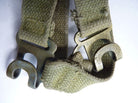 Original WW2 Pattern British Army L Straps Pair - 37 Pattern Webbing Haversack - The Militaria Shop