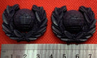 Original WW2 Royal Marines Collar Badges - Unissued From Original Box - Bakelite - The Militaria Shop